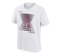 Nike Jannik Sinner Maglietta Uomini-Bianco in bianco