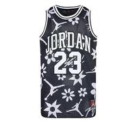 NIKE JDN Jordan 23 AOP Jersey Unisex Bambino, Nero (Bianco), XL