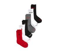 Jordan Calzino grigio sfumato / rosso / nero / bianco, Taglia 35-37,5