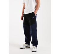 Nike - Joggers neri e blu navy con fondo aperto in pile tecnico-Nero XL
