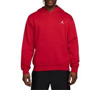 Nike Jordan Brooklyn Fleece Felpa con Cappuccio da Uomo Gym Red/White S