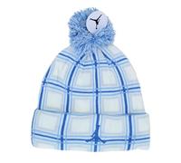 Jordan Cappello Beanie da Ragazzi Holiday Plaid Pom Bianco Taglia Misura Unic...