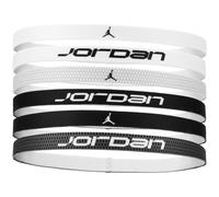 Jordan Elastic Sport Headbands 6PK Elastici Per Capelli Multicolor 6 pz B/W