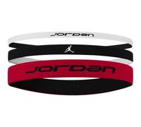 Nike Jordan Elastic Sport Mixed Width 3 PK Fascia per capelli da donna White/Gym Red/Black One Size