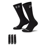 Calze Jordan Essentials di media lunghezza (3 paia) - Nero 38-42
