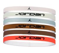 Jordan Elastic Sport Headbands 6PK Elastici Per Capelli Multicolor 6 pz Orewood