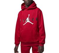 Nike Jordan Felpa da Ragazzo con Cappuccio Jumpman Sustainable Rossa Taglia M (137-147 CM) Codice 95B910-R78
