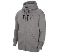 Nike Jordan Felpa da Uomo con Cappuccio e Full Zip Jumpman Air Grigia Taglia L cod CK6679-091 -9M
