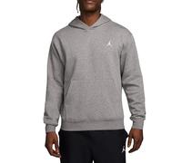 NIKE Jordan Felpa da Uomo con Cappuccio in Fleece Brooklyn Grigia Taglia M Codice FV7281-091