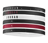 Set di 6 fasce per capelli Nike Jordan Nero/Bianco/Rosso Unisex - DX7947-091 - Taille Unico