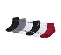 Jordan Calzino grigio / rosso / nero / bianco, Taglia 27-35