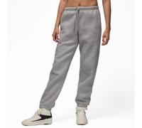 Jordan Brooklyn - Pantaloni da donna in pile (FV7077-063, grigio scuro mélange/bianco), grigio/bianco, M