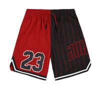 Nike Jordan Play Off Game Jr - pantaloni fitness - bambino 13-15Y Red/Black junior