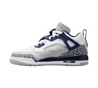 NIKE Jordan Spizike Low Grade School Trainers Sneakers Scarpe Moda, Bianco Grigio Navy, 39 EU