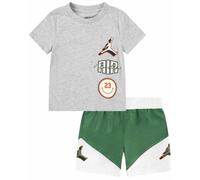 Nike Jordan Stacked Play Jr - completo - bambino Green/Grey 3-4A