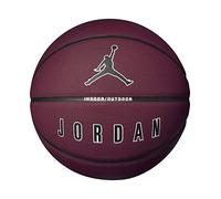 NIKE Jordan Ultimate 8P 2.0 - Pallone da basket in pelle sintetica, misura 7, colore: Rosso ciliegio, nero/bianco/nero