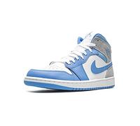 NIKE Jordan Uomini Air NIKE Jordan 1 Mid SE DX9276 100 University Blu/Grigio-Dimensione 11, Bianco/Blu universitario. 45 EU