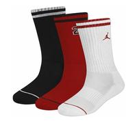 Nike Jordan Varsity Jersey 3 Pk - calzini corti - bambino 5-7Y Black/Red/White junior