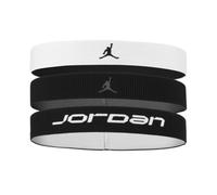 Nike Jordan Wide Headbands 3PK Fascette elastiche per capelli BK/WH