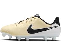 Nike Jr Legend 10 Academy Fg/MG, Scarpe da Calcio, Lemonade Black Mtlc Gold Coin, 35.5 EU