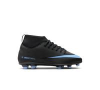 Nike Jr. Mercurial Superfly 10 Club FG/MG Black/Ice Blue 36 Nero