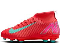 NIKE Jr. Mercurial Superfly 10 Club, Sneaker, Ember Glow/Aurora Green, 35 EU