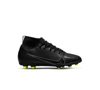 Nike Jr. Mercurial Superfly 9 Club Fg/MG, Little/Big Kids' Multi-Ground Soccer Cleats, Black Dk Smoke Grey Summit White Volt, 36.5 EU
