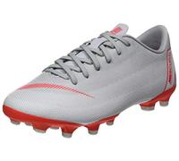 Nike Jr. Mercurial Vapor XII Academy Fg/MG, Scarpe da Calcio Unisex-Bambini, Grigio (Wolf Grey/Lt Crimson-Pure Plat 060), 29.5 EU