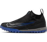 NIKE JR Phantom GX Academy DF TF, Sneaker, Black/Chrome-Hyper Royal, 33.5 EU