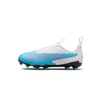 Nike Jr Phantom Gx Academy Fg/MG, Scarpe da Calcio, Multicolore (Baltic Blue Pink Blast White Laser Blue), 38.5 EU