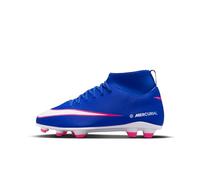 Scarpa da calcio multiterreno a taglio alto Nike Jr. Mercurial Superfly 10 Club - Bambino/a e ragazzo/a - Blu 38