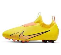 Nike Jr. Zoom Mercurial Vapor 15 Academy AG, Little/Big Kids' Artificial-Grass Soccer Cleats, Yellow Strike/Sunset Glow-Volt Ice, 36.5 EU