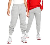 Nike K NSW Club FLC JGGR LBR Pantaloni Sportivi, Dk Grey Heather/Base Grey/White, 8-9 LAT Unisex Bambino