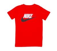 Nike K Nsw Tee Futura Hbr T-Shirt M/M Rossa Logo Nike Junior FZ5178-657