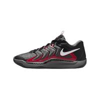 Nike KD 17 Scarpe da Basket Uomo, Nero/Grigio Ferro/Rosso Universitario/Bianco, 44.5 EU