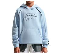 Nike - Kid's Air Pullover Hoodie - Felpa con cappuccio M grigio/blu