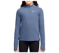 Maglietta per ragazze Nike Girls Dri-FIT Long-Sleeve 1/4-Zip - world indigo/white - Viola (S)