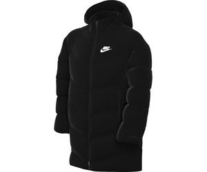 NIKE Kids K Nsw Tf Adp Puffer Giacca a metà coscia, nero/bianco, 158/170
