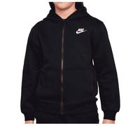 Felpa con cappuccio e zip a tutta lunghezza Nike Sportswear Club Fleece - Ragazzo/a - Nero L