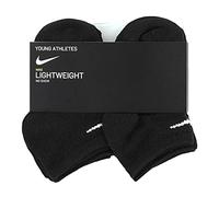 Nike Kids Young Athletes No Show Socks White 6 Pairs Size 7C-10C/4-5 (NERO/BIANCO-023)