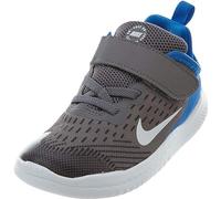 Nike Kleinstkinder Sneaker Free Run 2018, Scarpe da Ginnastica Basse Unisex-Bambini, Grigio (Gunsmoke/White-Signal Blue-THU 005), 17 EU