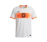 Nike KNVB Dri-Fit SS Stadium Away - Maglia per Bambini, Colore: Bianco/Hyper Crimson/Nero, 7/8 Anni