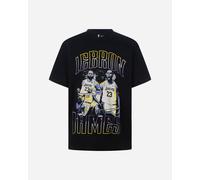 Nike T Shirt Basket Nba La Lakers Courtside Nero Uomo L