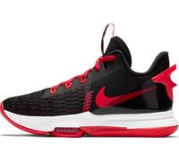 Nike Lebron Witness 5, Scarpa da Basket Unisex-Adulto, Black Bright Crimson University Red, 43 EU