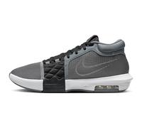 Nike Lebron Witness VIII, Scarpe Allacciate Uomo, Grigio Freddo/Bianco-Nero, 40 EU