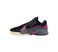 NIKE Lebron XxiiSneaker Uomo, Nero Grigio Scuro Campo Viola Laser Fucsia, 48.5 EU