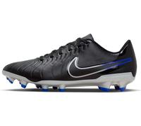 Nike Legend 10 Club Fg/MG, Soccer Shoe Uomo, Black/Chrome-Hyper Royal, 43 EU