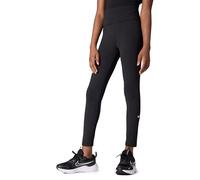 Nike Leggings A Vita Alta Dri-Fit One - Ragazza, Black/White, FZ5605-010, M