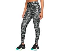 Nike Leggings Sportivi Tight Multilogo Nero Donna M