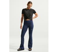 Nike Leggings svasati a vita alta Nike One large blu